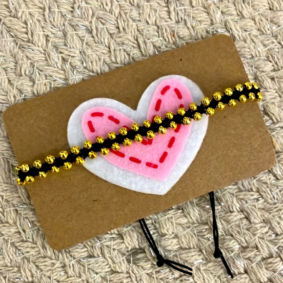 littlechickduck Jewelry - New Super Cute Boho Beaded Gold Surf Festival Bracelet Black